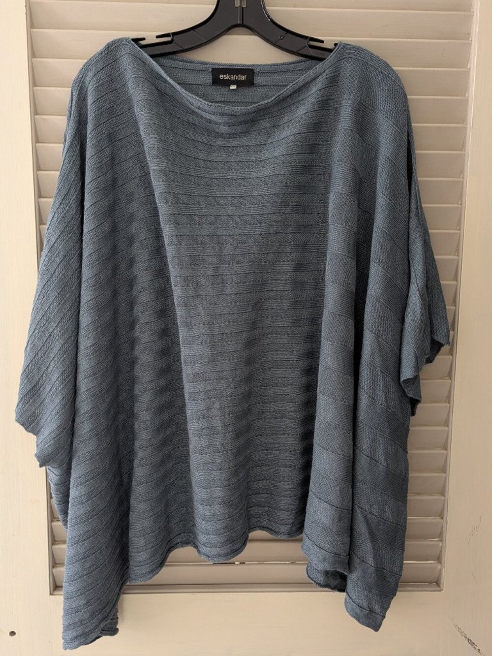 Eskandar Draped linen sweater